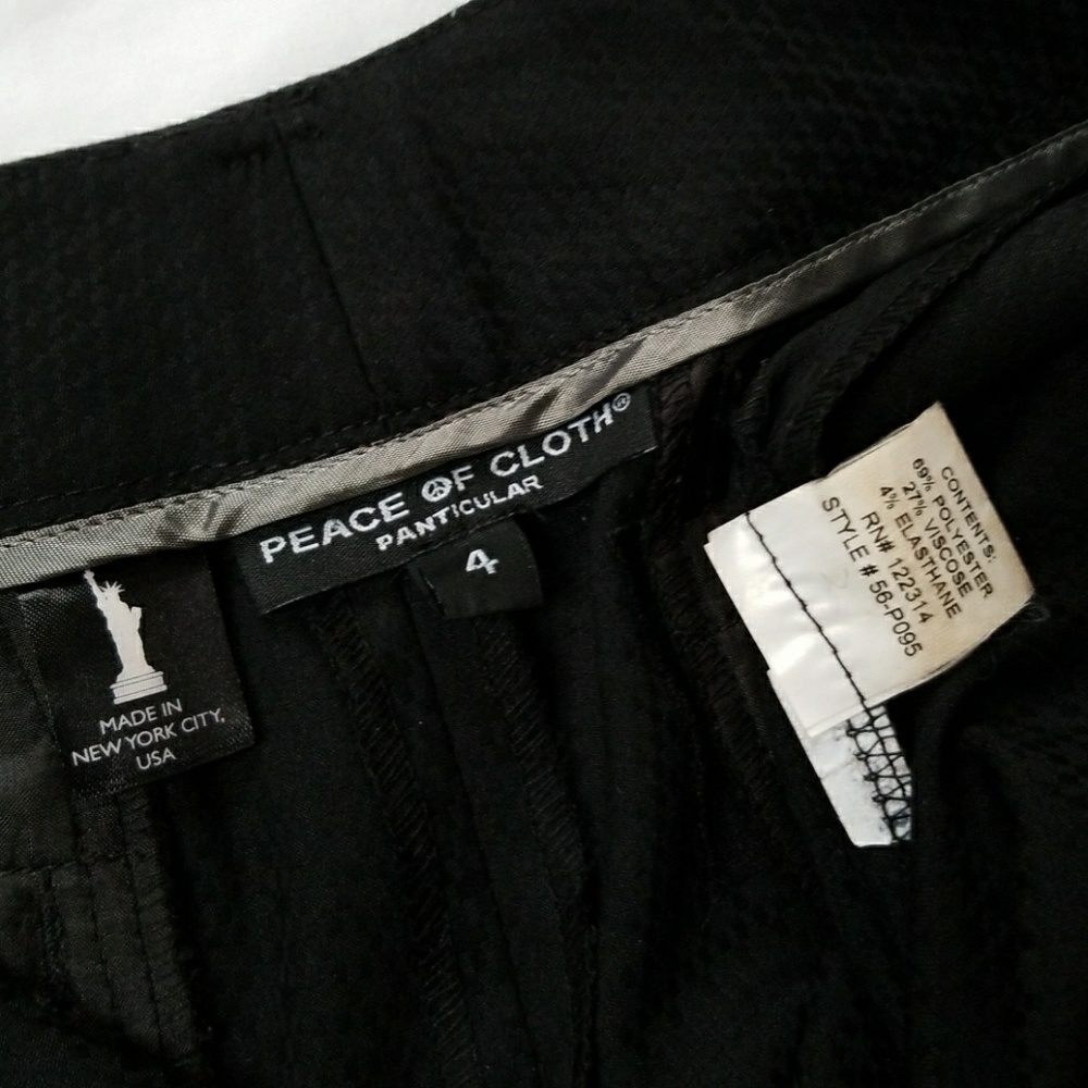 Peace of Cloth Panticular black dress slacks pants - Picture 9 of 9